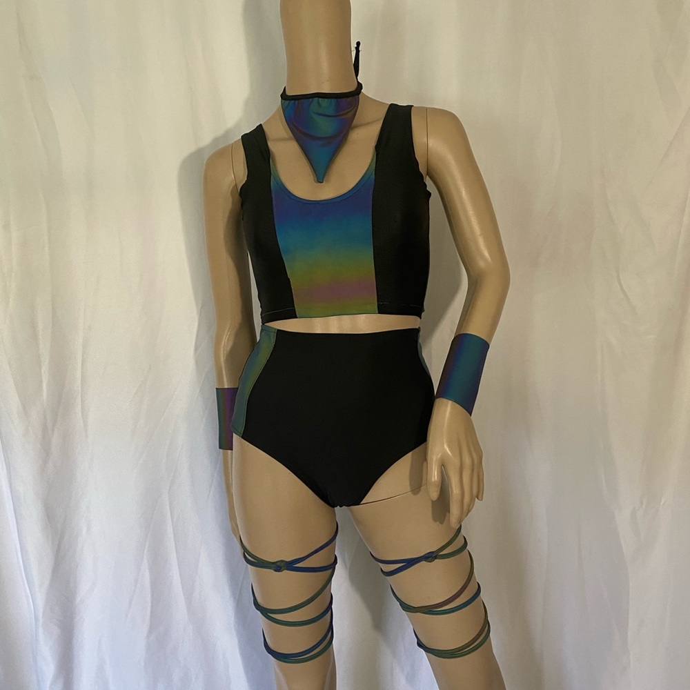 Rainbow and Reflective leg wraps - Picture 3 of 7